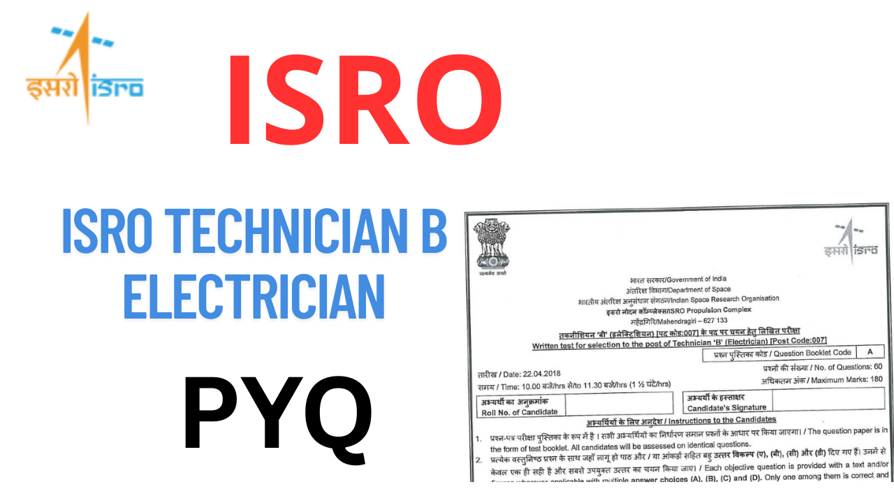 ISRO Technician B Electrician