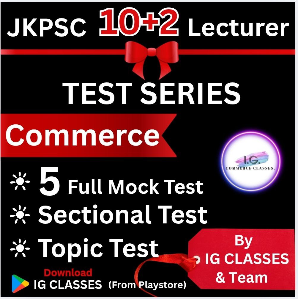 Commerce (10+2 Lecturer)