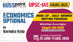 Economics Optional Mark Up – Daily Answer Writing Program Including Test Series