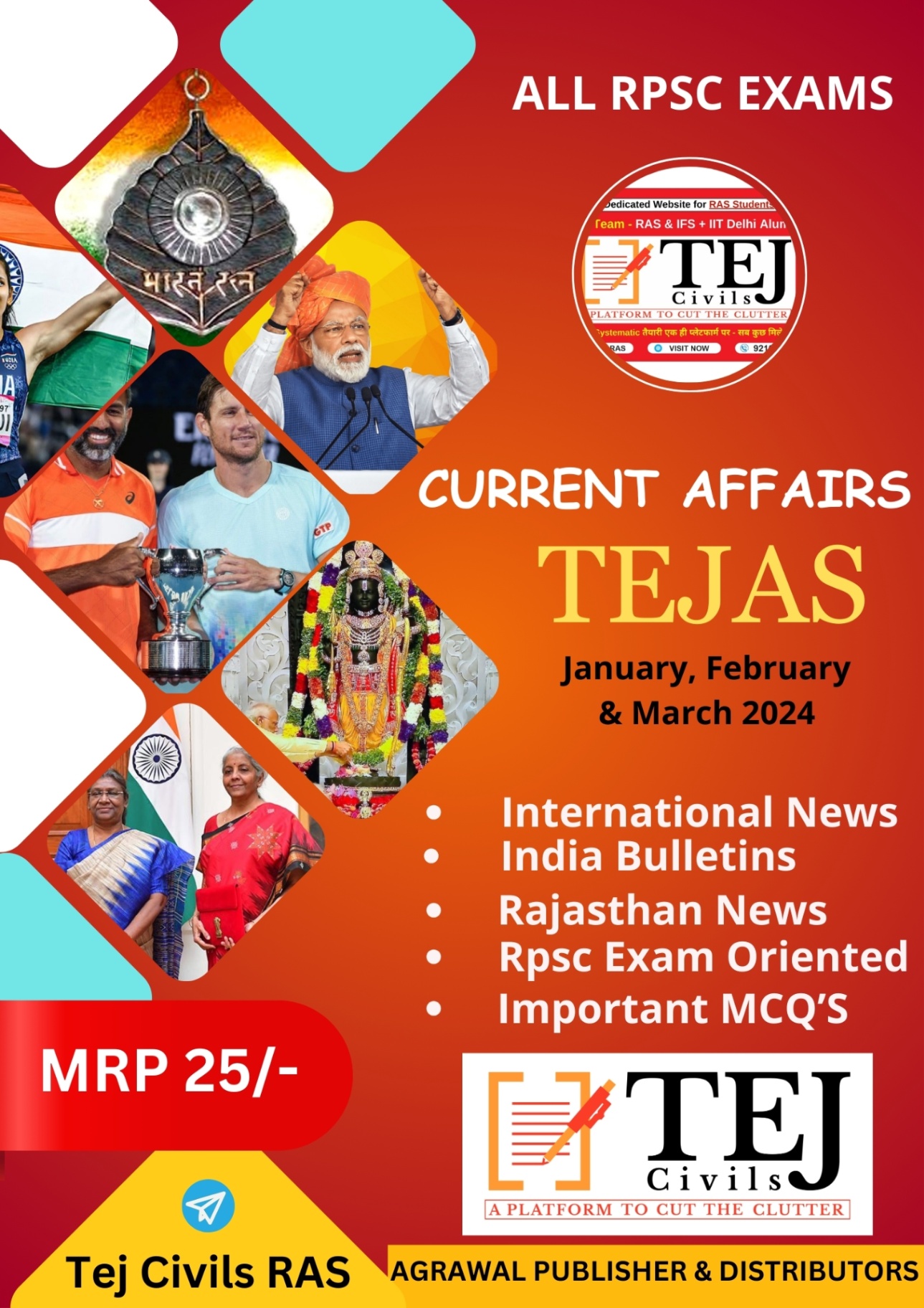 TEJAS Jan. to March : Current Affairs (English)