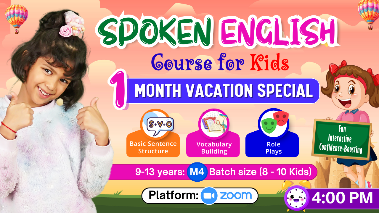 Kids English Champ ~ (M4 = 9-13)  