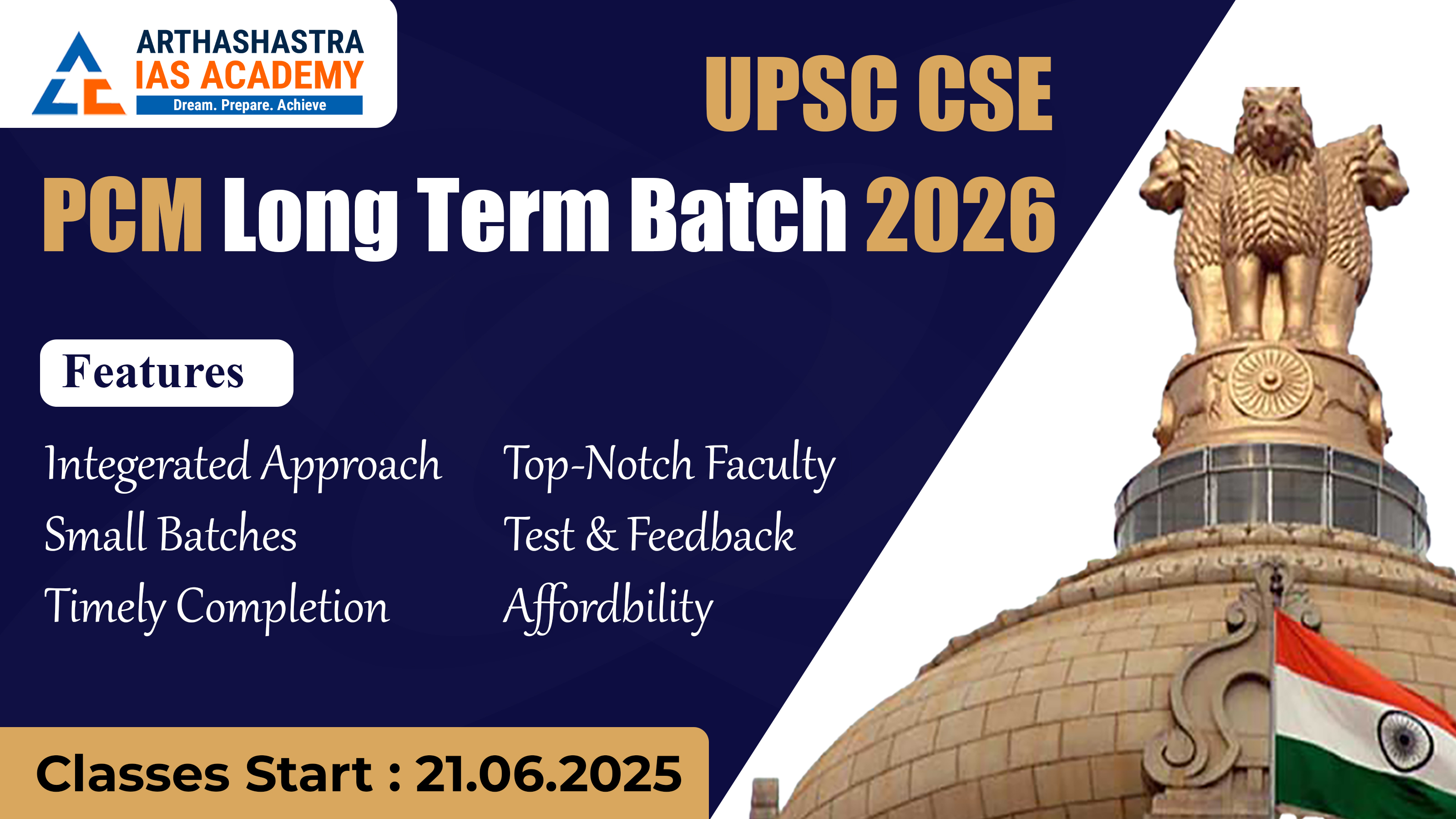 UPSC CSE 2026 (PRELIMS CUM MAINS) LONG TERM COURSE  - GENERAL STUDIES 