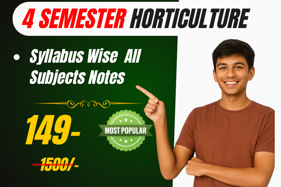 4th Semester B.Sc. Horticulture 