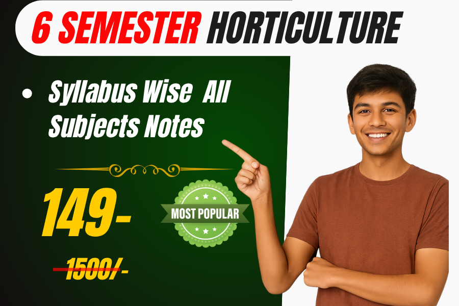6th Sem B.Sc. Horticulture