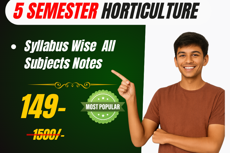 5th Semester Horticulture