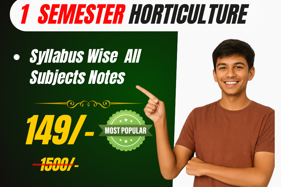 1st Semester Horticulture