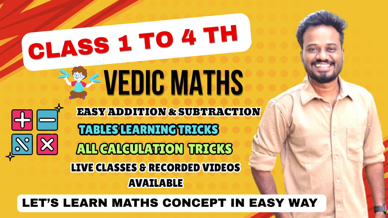Vedic Maths Course For 1st to 4th standard 