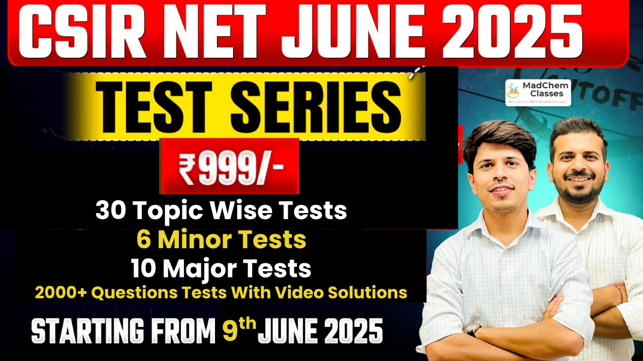 CSIR NET Chemical Science - Complete Test Series