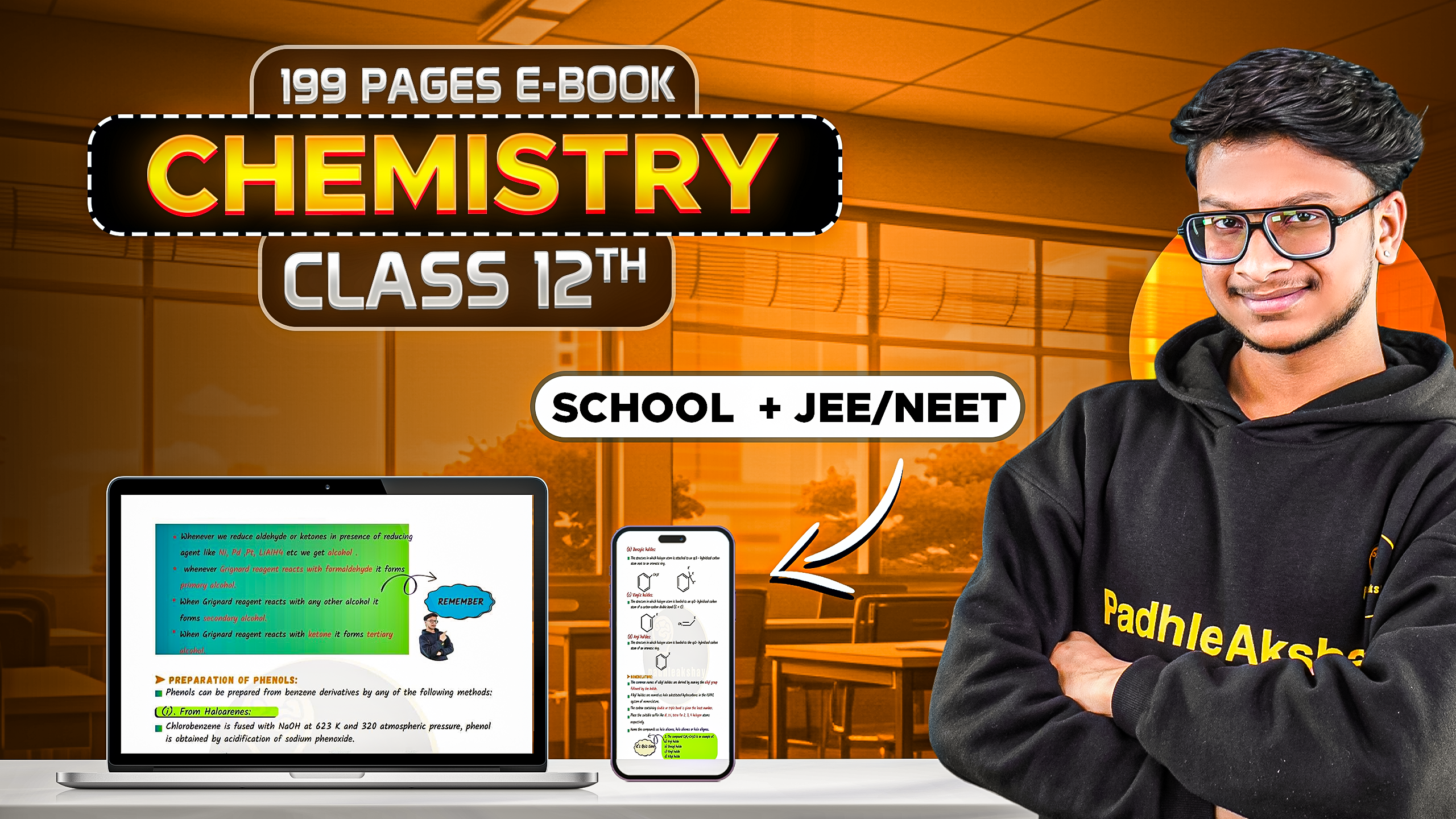 CLASS 12th-CHEMISTRY 199 pages E-Book