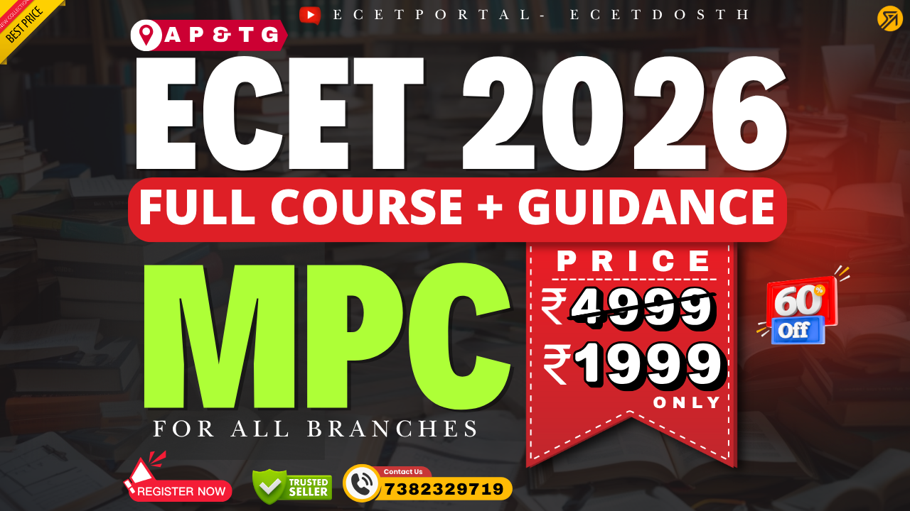 ECET 2026-MPC(ONLY) 