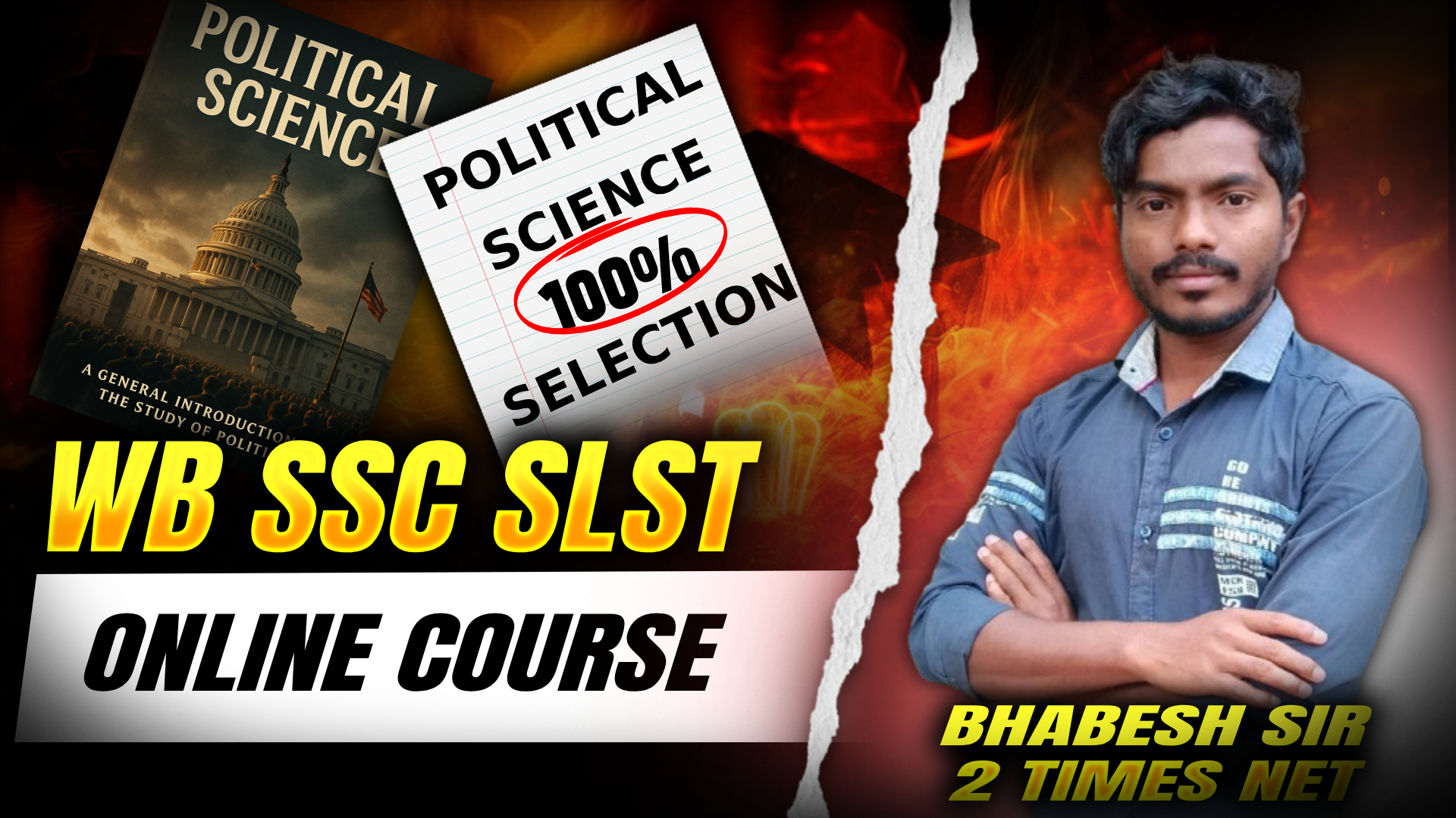 WBSSC SLST Political Science Course (Bangla Medium with English Notes)
