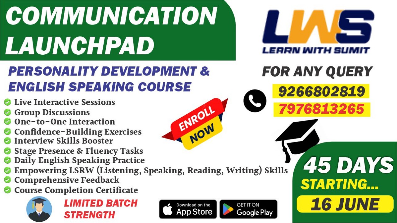 Online Communication Launchpad - Personality Development & English Speaking Course