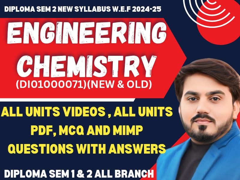 ENGINEERING CHEMISTRY (NEW & OLD )MIMP STUDY MATRIALS FOR DIPLOMA SEM 1
