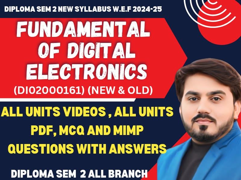 FUNDAMENTAL DIGITAL ELECTRONIC & BASIC DIGITAL ELECTRONIC MIMP FOR DIPLOMA SEM 2