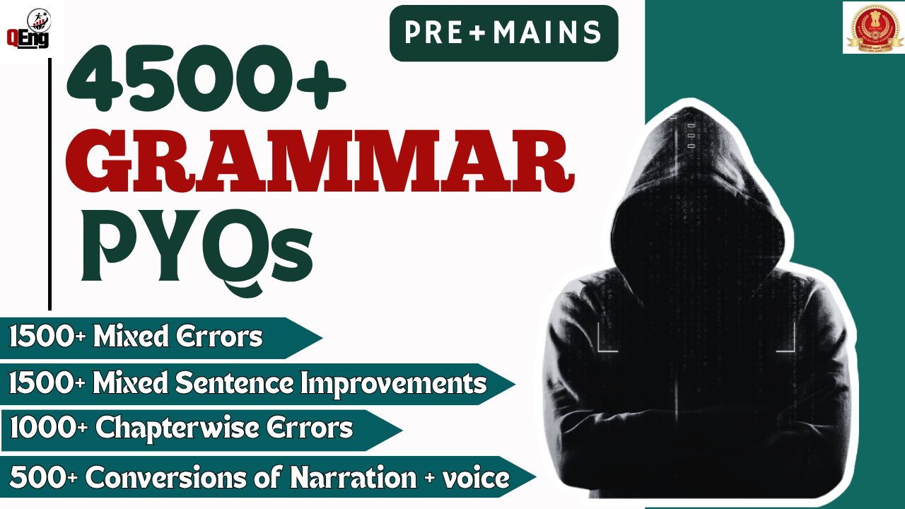 4500+ Grammar PYQs