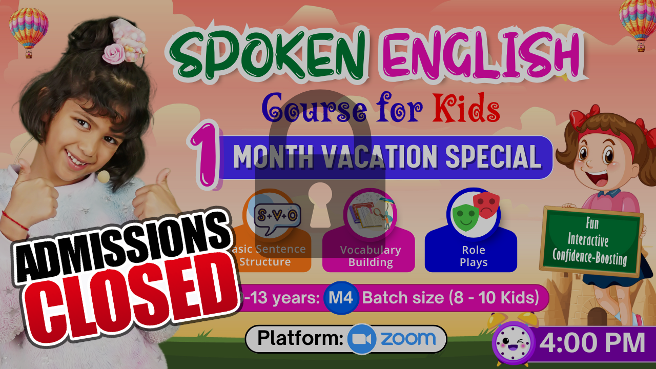 Kids English Champ ~ (M4 = 9-13)  