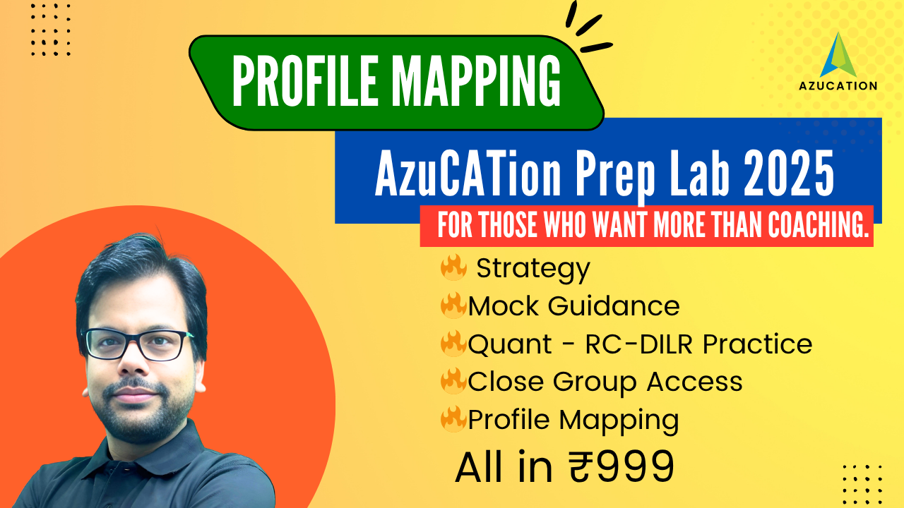 Azucation Prep Lab 2025 Profile Mapping – For those who want more than coaching.
