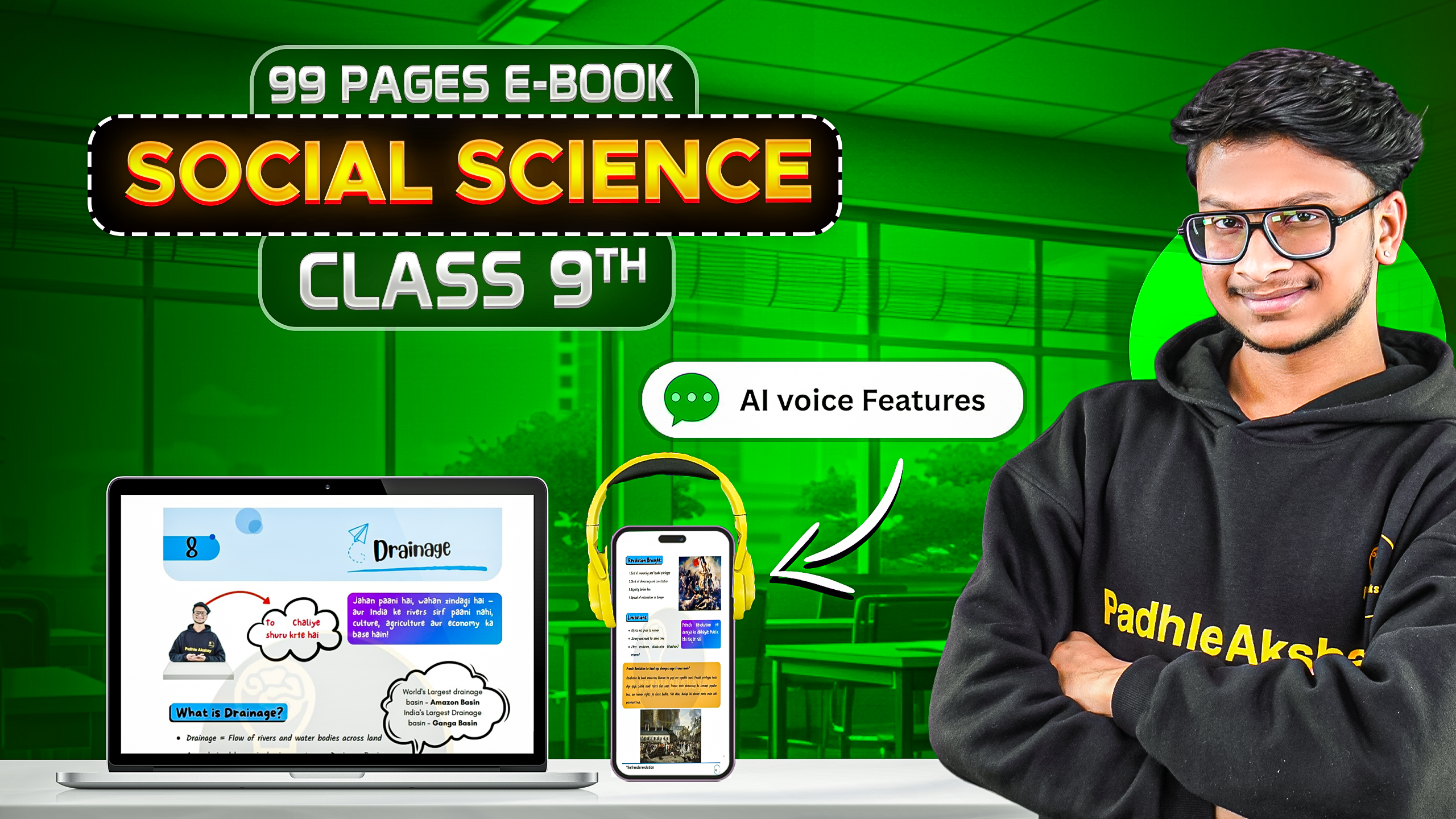 CLASS 9th-SOCIAL SCIENCE 99 pages E-Book