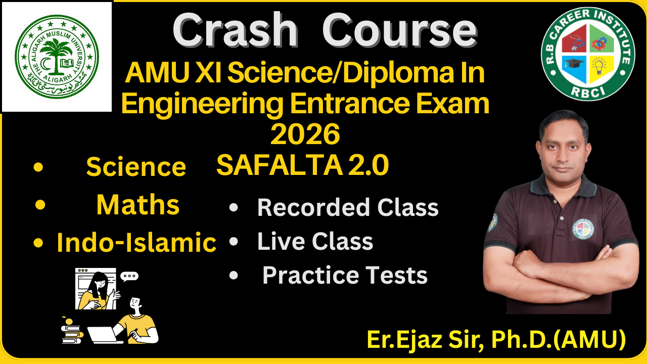AMU 11th Science & Diploma In Engineering 2026 - SAFALTA 2.0 Batch