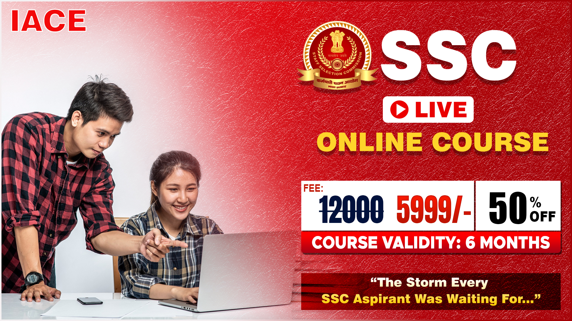SSC LIVE ONLINE COURSE  (6 MONTHS VALIDITY)
