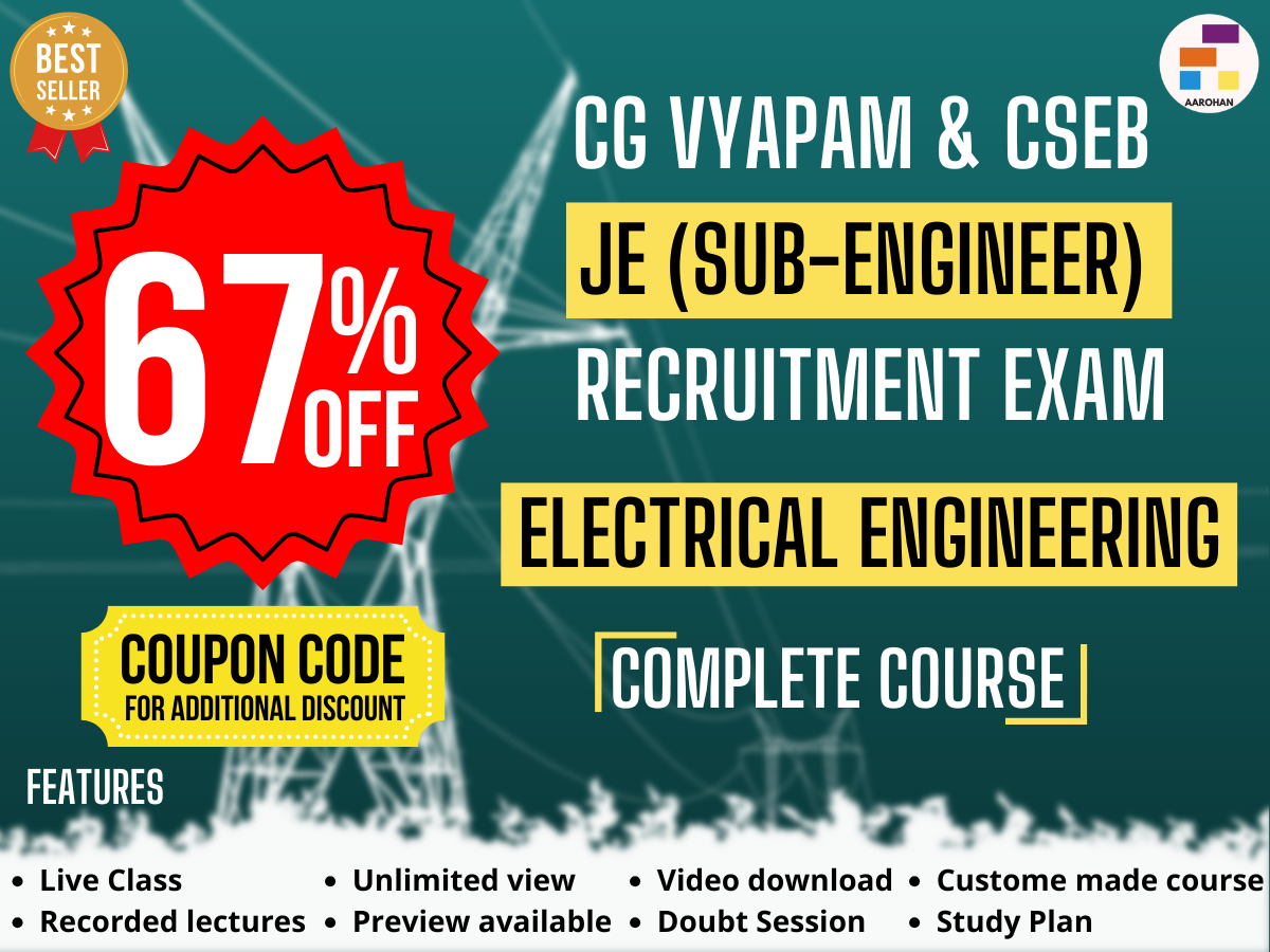 CG VYAPAM SE / CSEB JE - Comprehensive Course -For Electrical Engineering