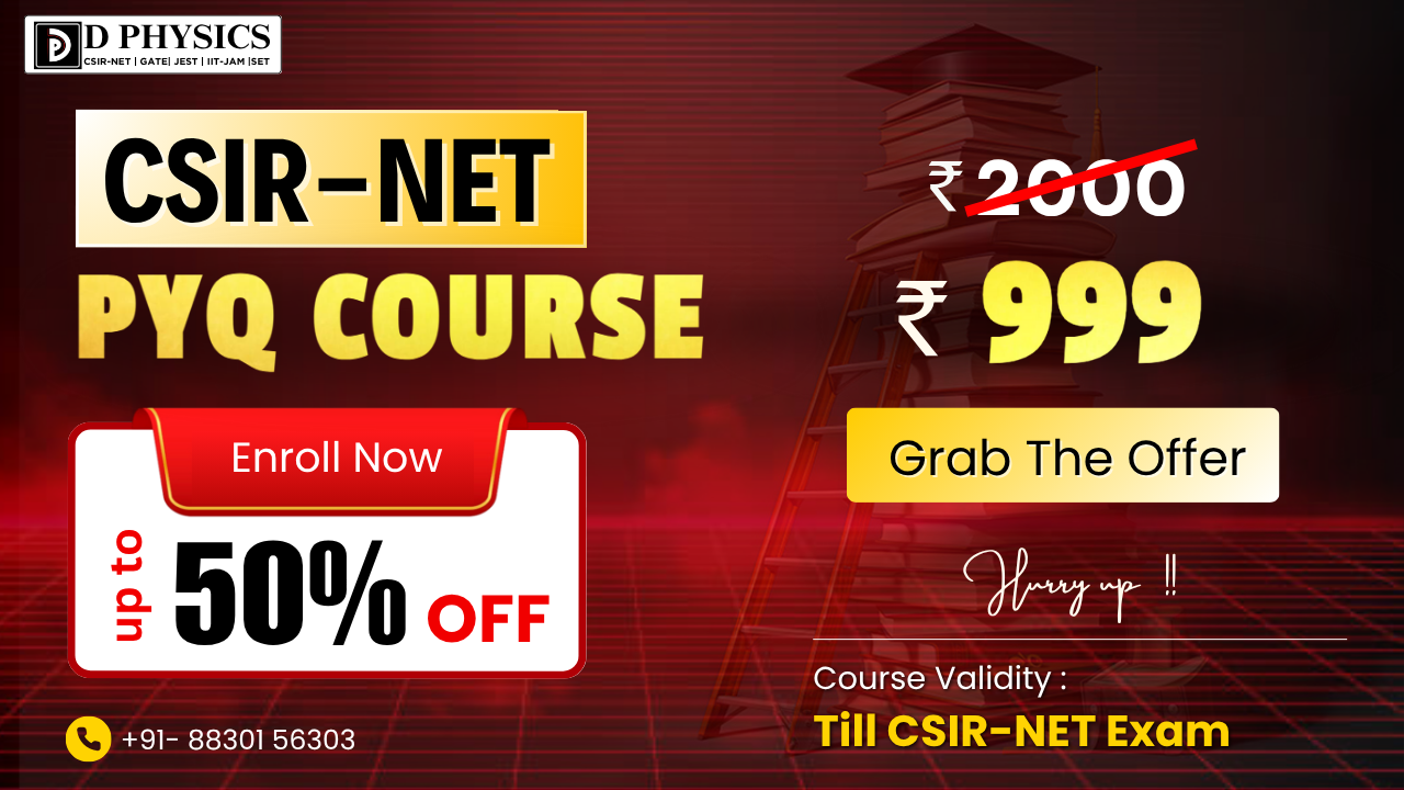 CSIR PYQ (2011 To 2025 ) Video Solution Course(Validity: 1 Month)
