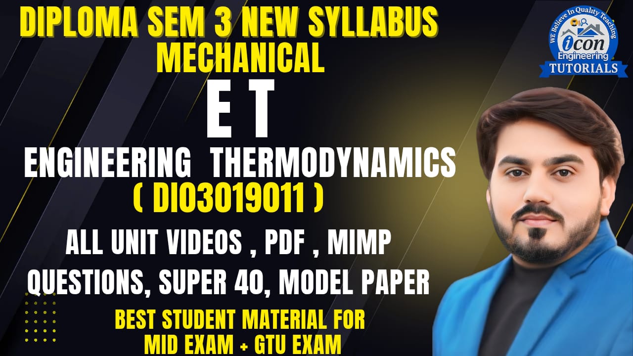ENGINEERING THERMODYNAMICS FOR SEM 3 MECHANICAL  