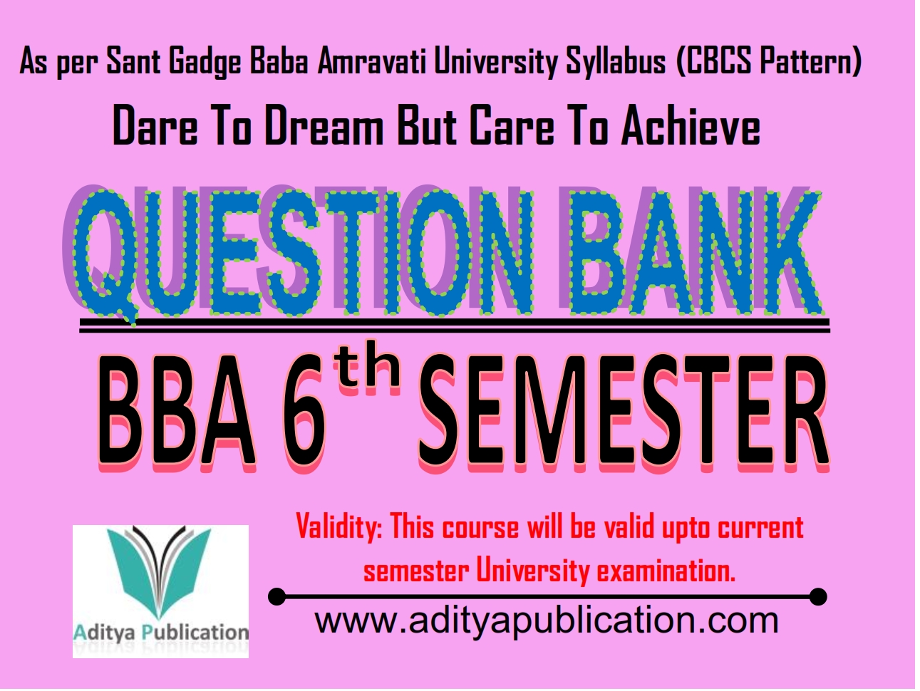 QUESTION BANK BBA CBCS SEM 6 QB