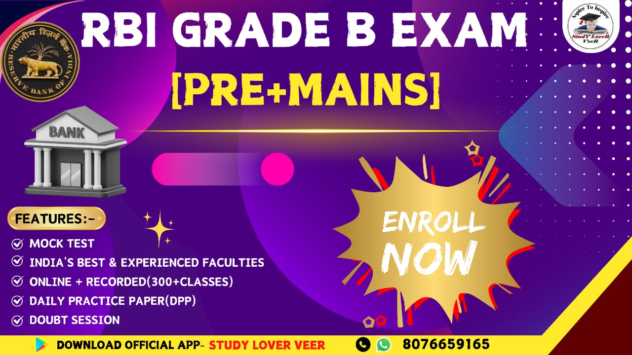 RBI Grade B Foundation Course