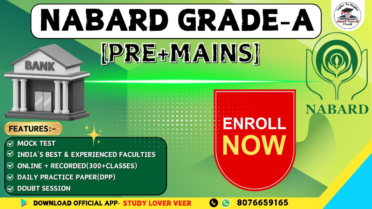 NABARD Grade A Foundation Course
