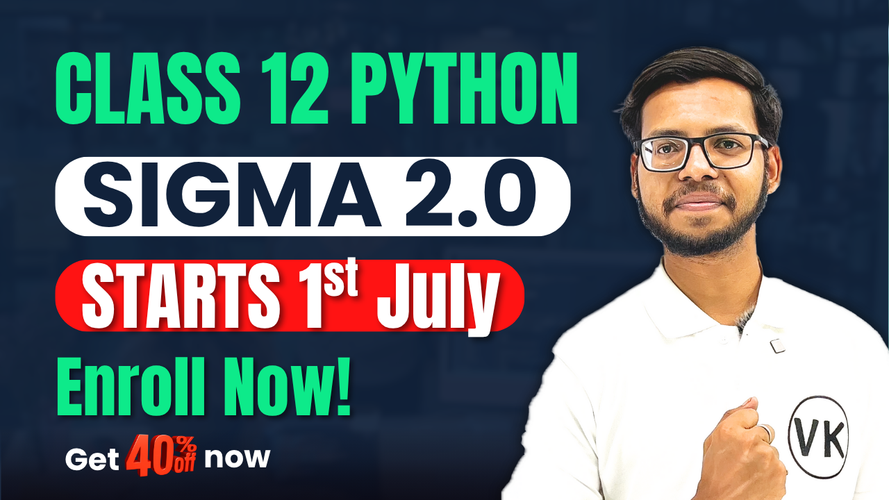 Class 12 SIGMA 2.0 (2025-26) Batch