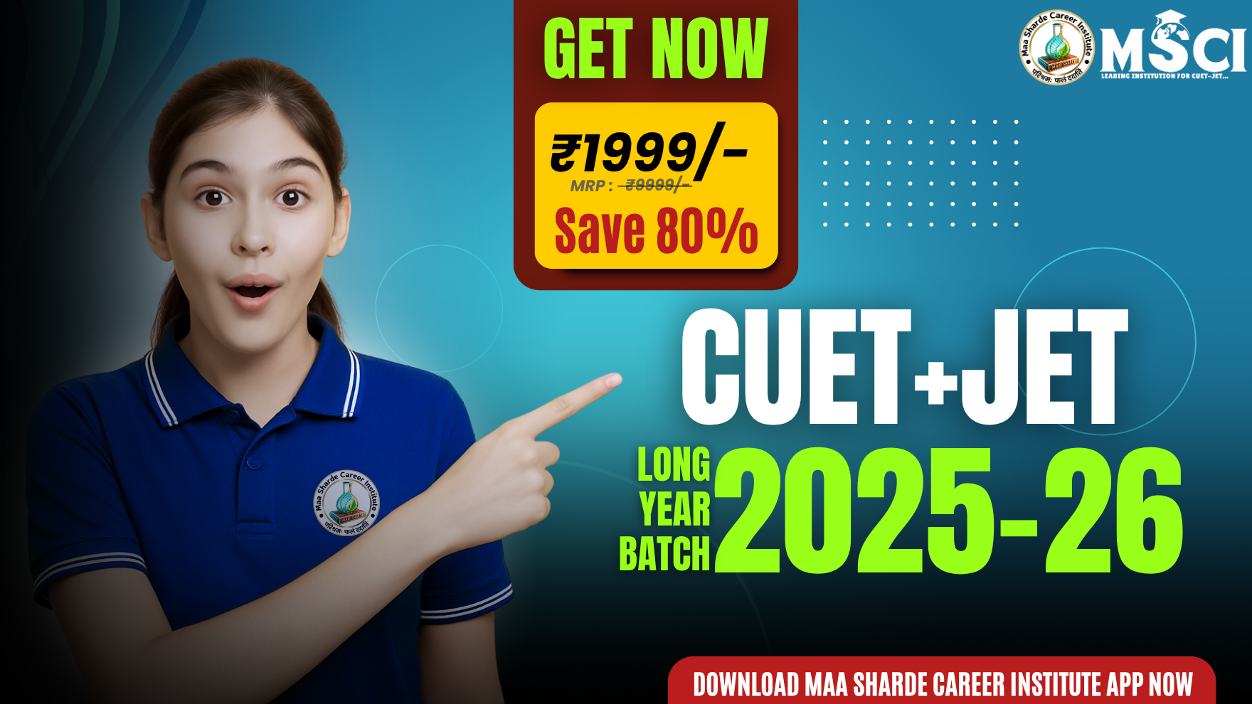 TARGET Batch For JET/CUET 2025-26
