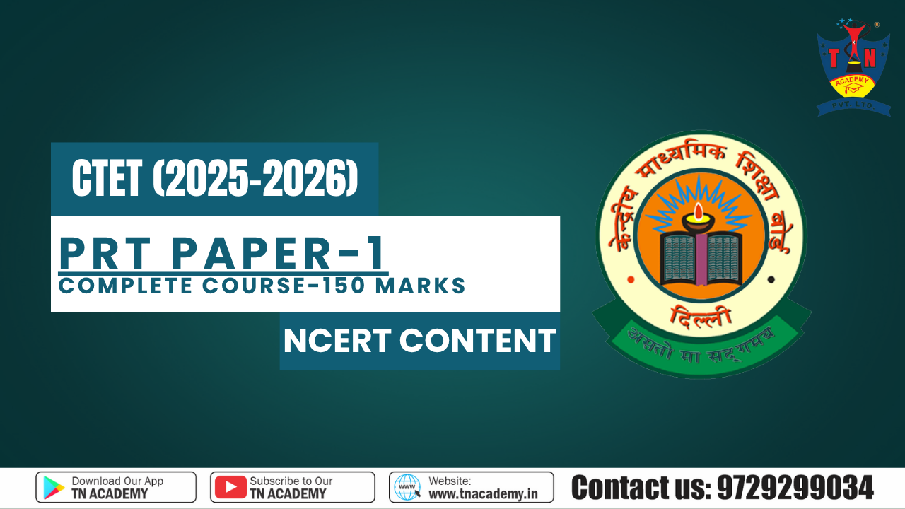 CTET PRT PAPER-1 | Complete Course -150 Marks