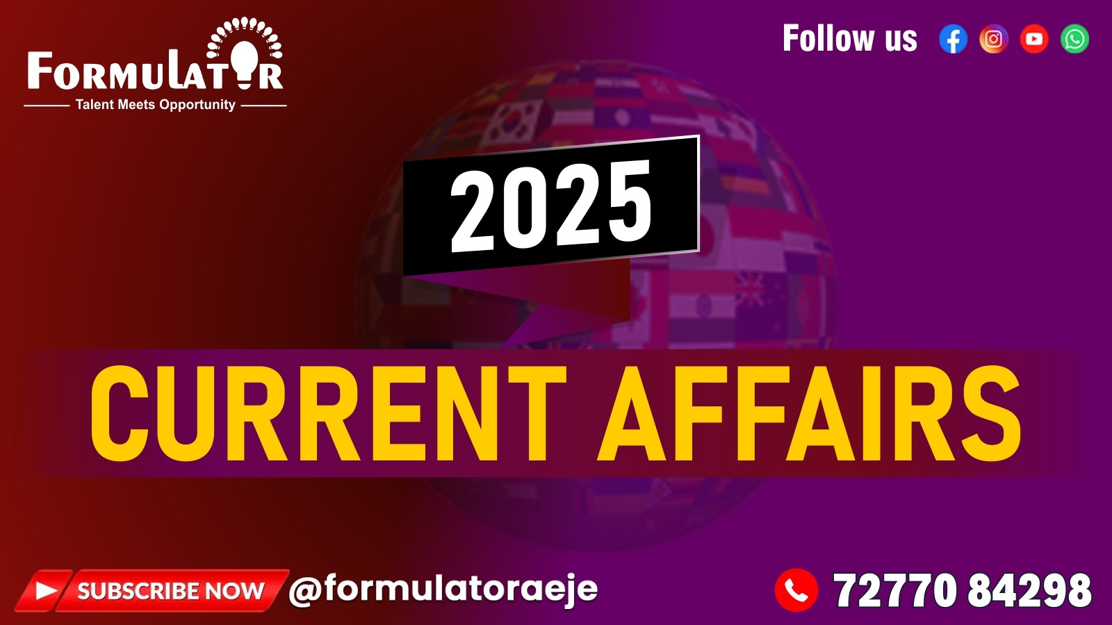 Current Affairs 2025 