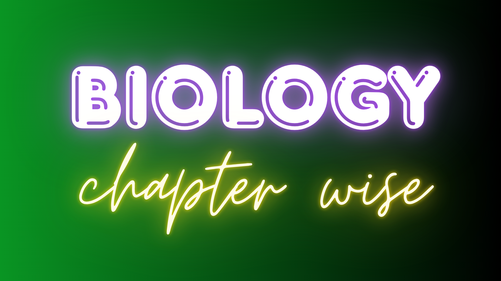 BIOLOGY  CHAPTERWISE TEST SERIES - CLASS-11th