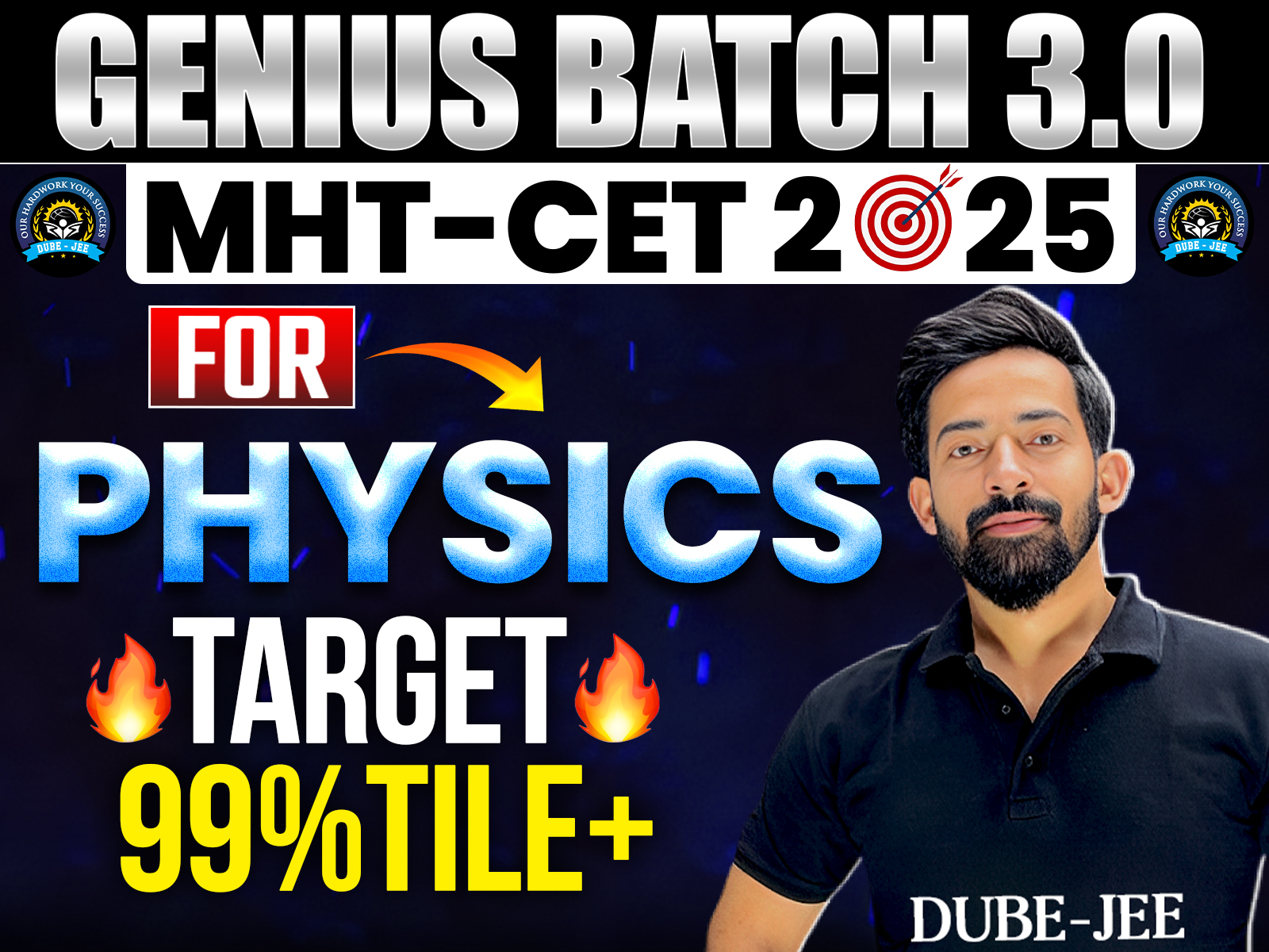 GENIUS BATCH 3.0 MHT-CET 2025 - PHYSICS🏃‍➡️🏆🏅**