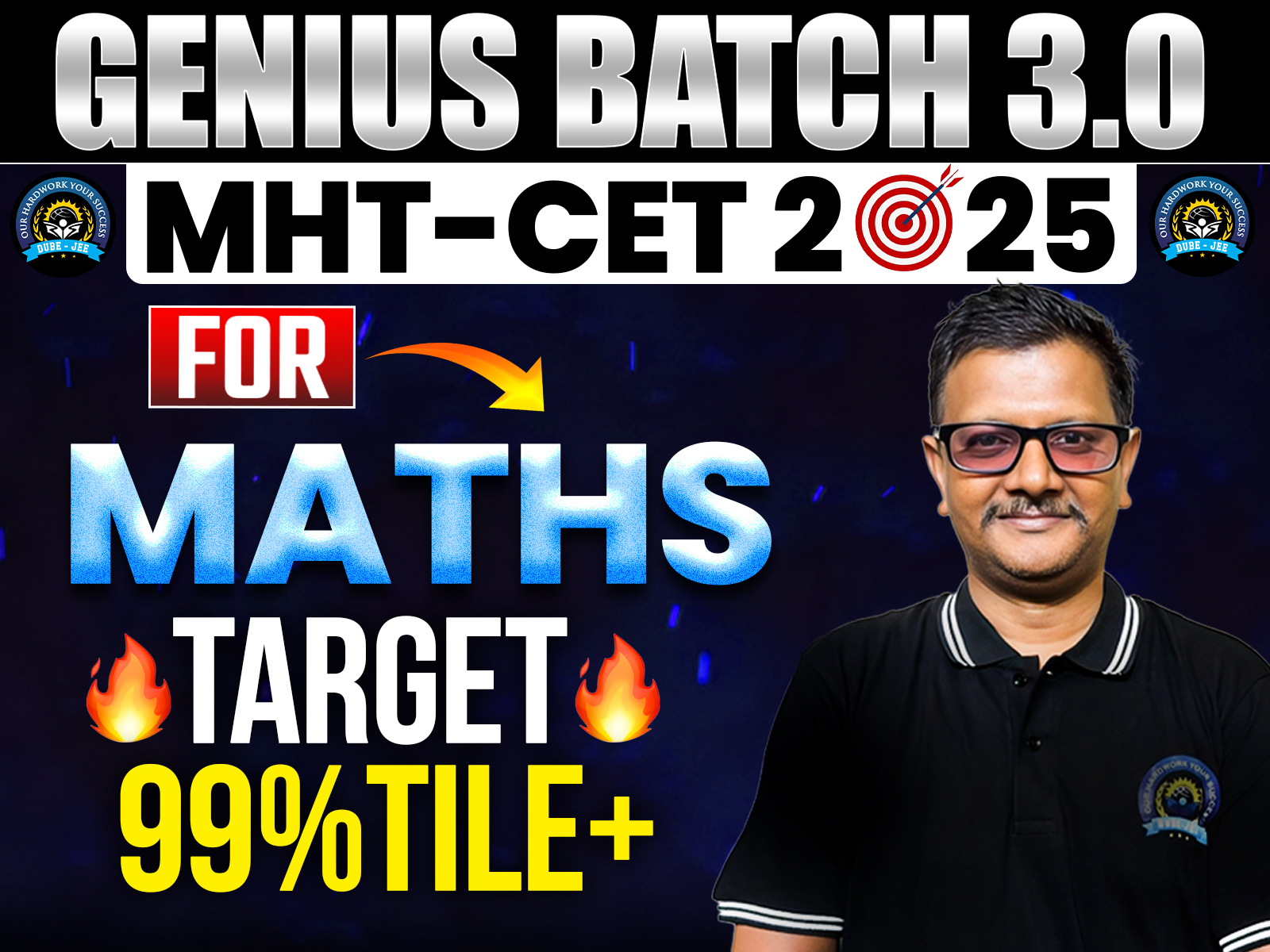 GENIUS BATCH 3.0 ( MHT-CET 2025 )-MATHS🎯🏆**