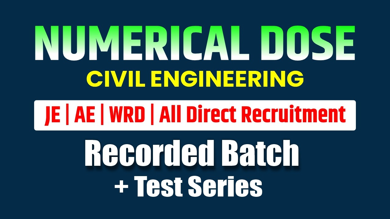 Numerical Dose Recorded Course Civil Engineer