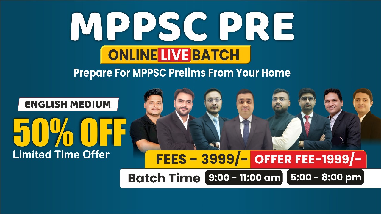 (139) MPPSC Prelims 2026 – Live English Medium
