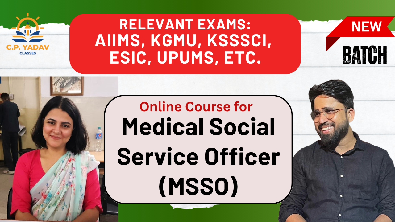 Medical Social Service Officer (MSSO)