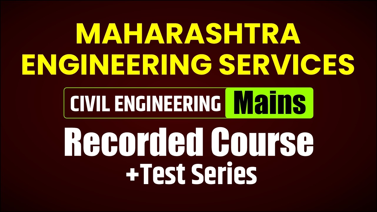 MES Mains Civil Engineering Online Course