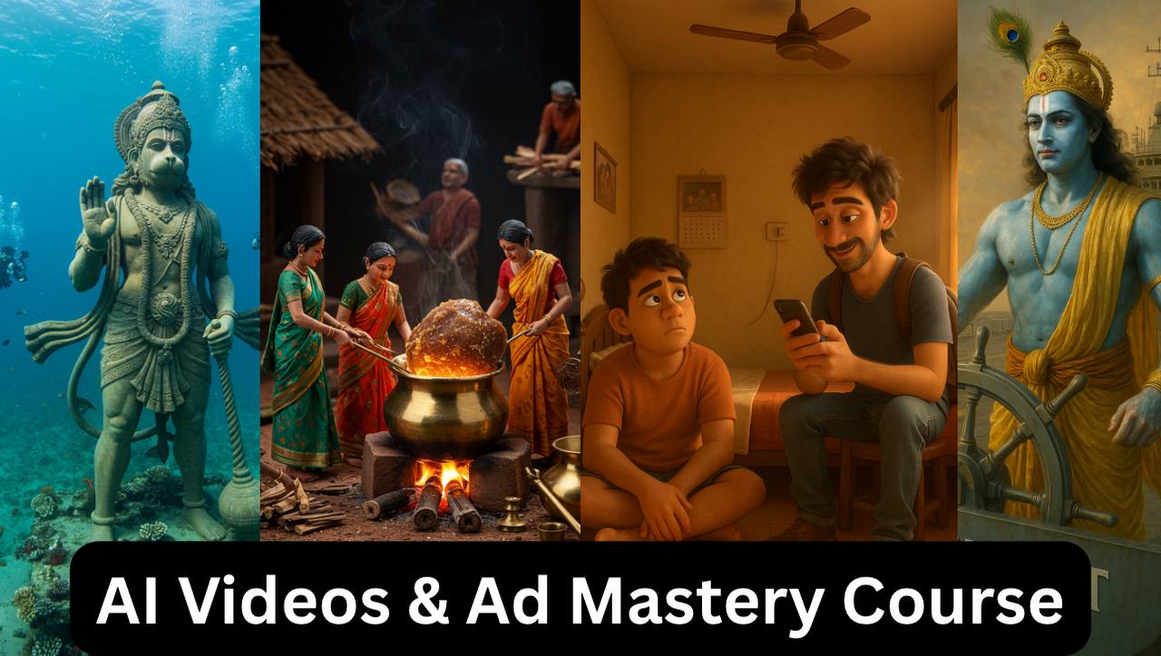 Learn to Create Ai Viral videos, Ads & Marketing Videos- Lifetime Access