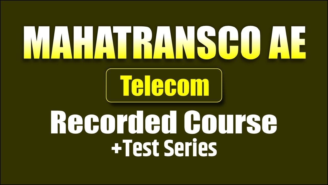 MAHATRANSCO Assistant Engineer (TELECOM)