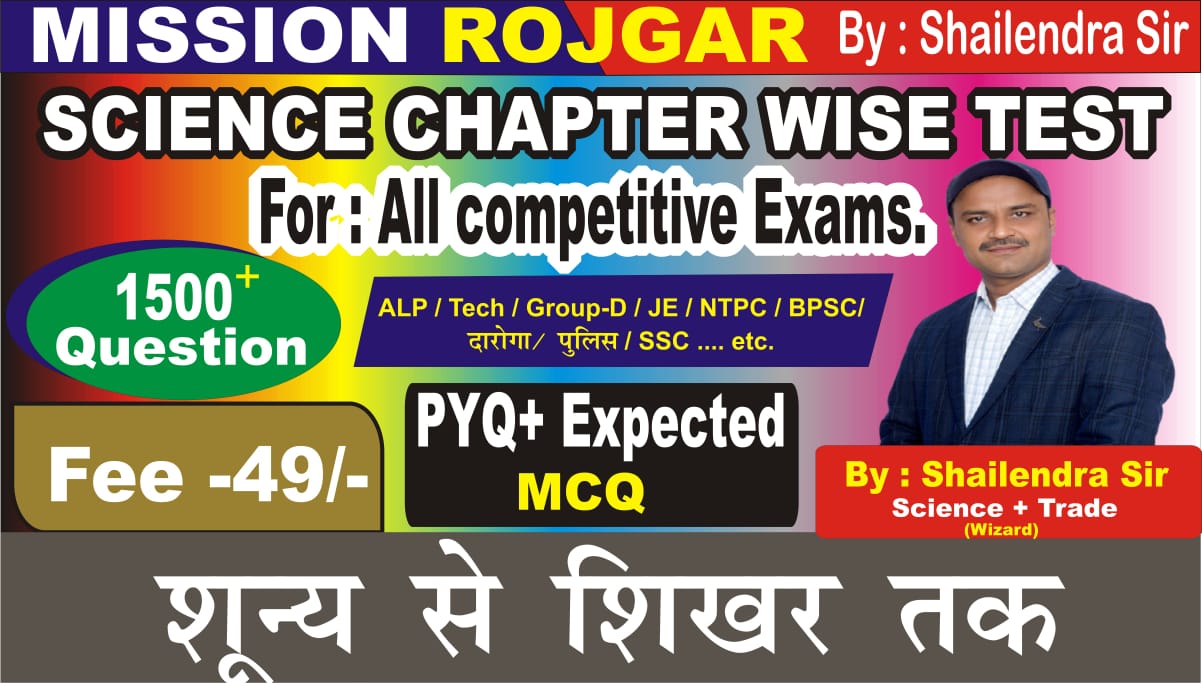 SCIENCE CHAPTERWISE TEST