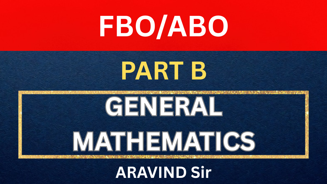 FOREST BEAT OFFICER AND ASSISTANT BEAT OFFICER (GENERAL MATHEMATICS)
