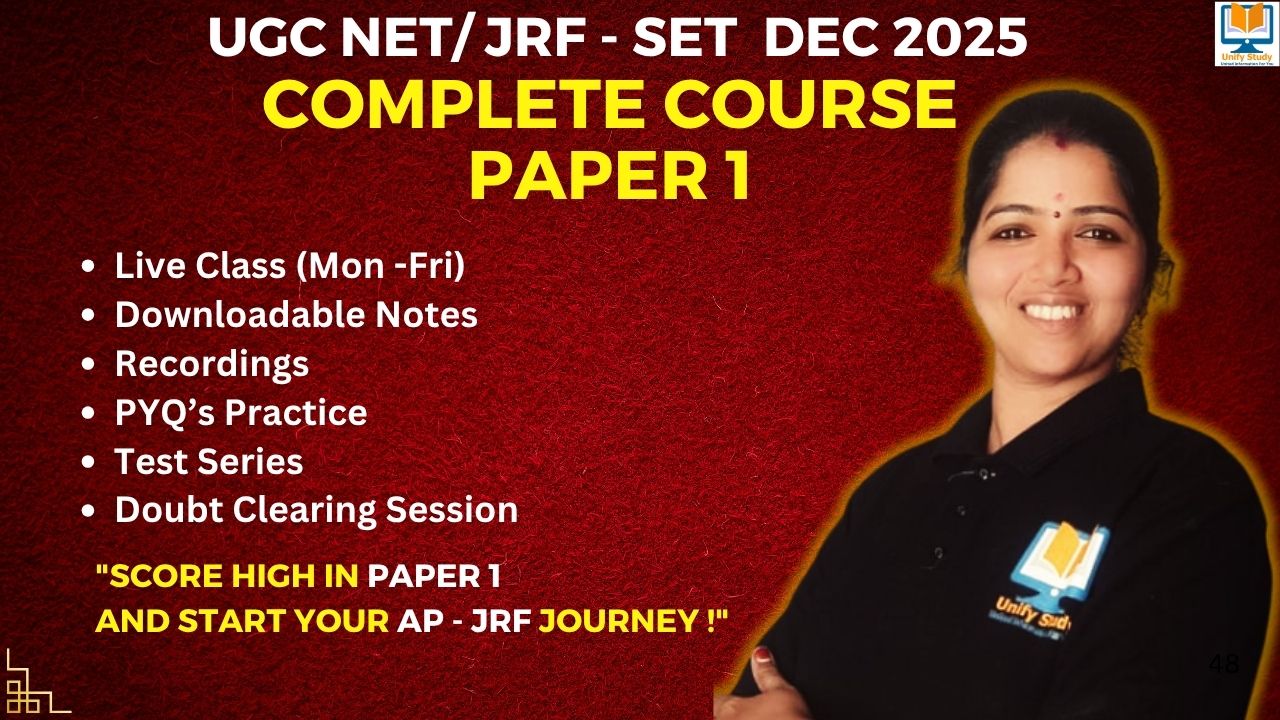 UGC NET Paper 1 Course DECEMBER 2025