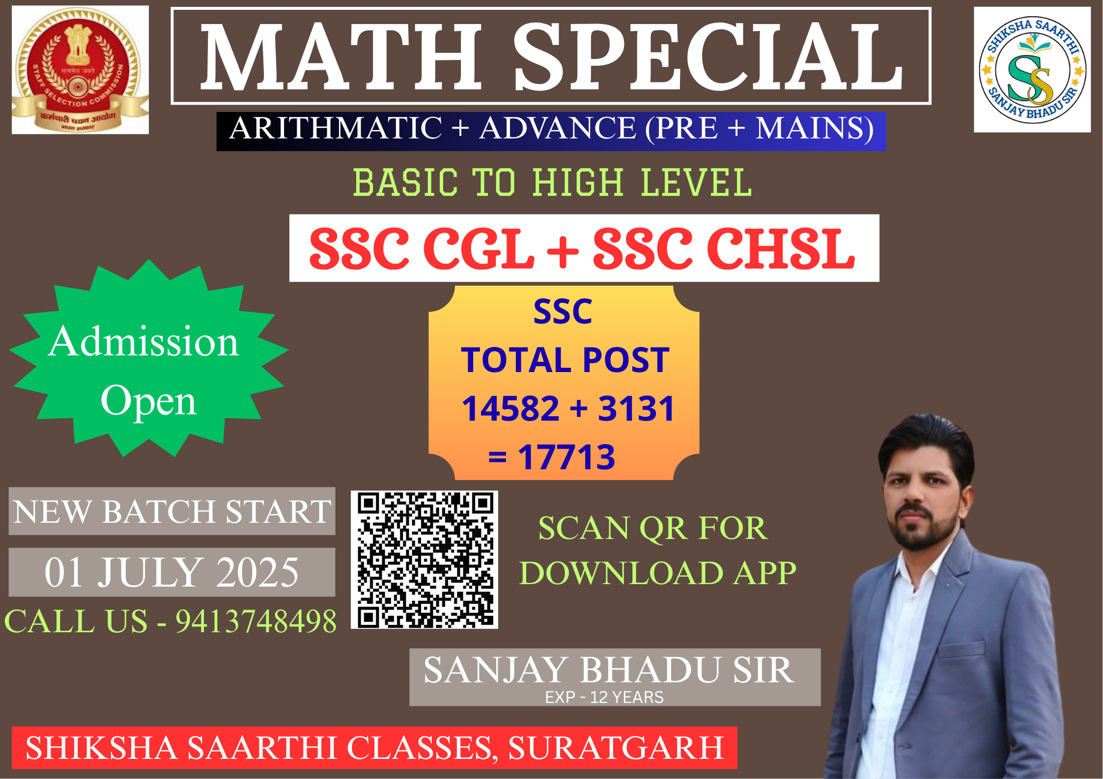 SSC FOUNDATION BATCH (CGL + CHSL)