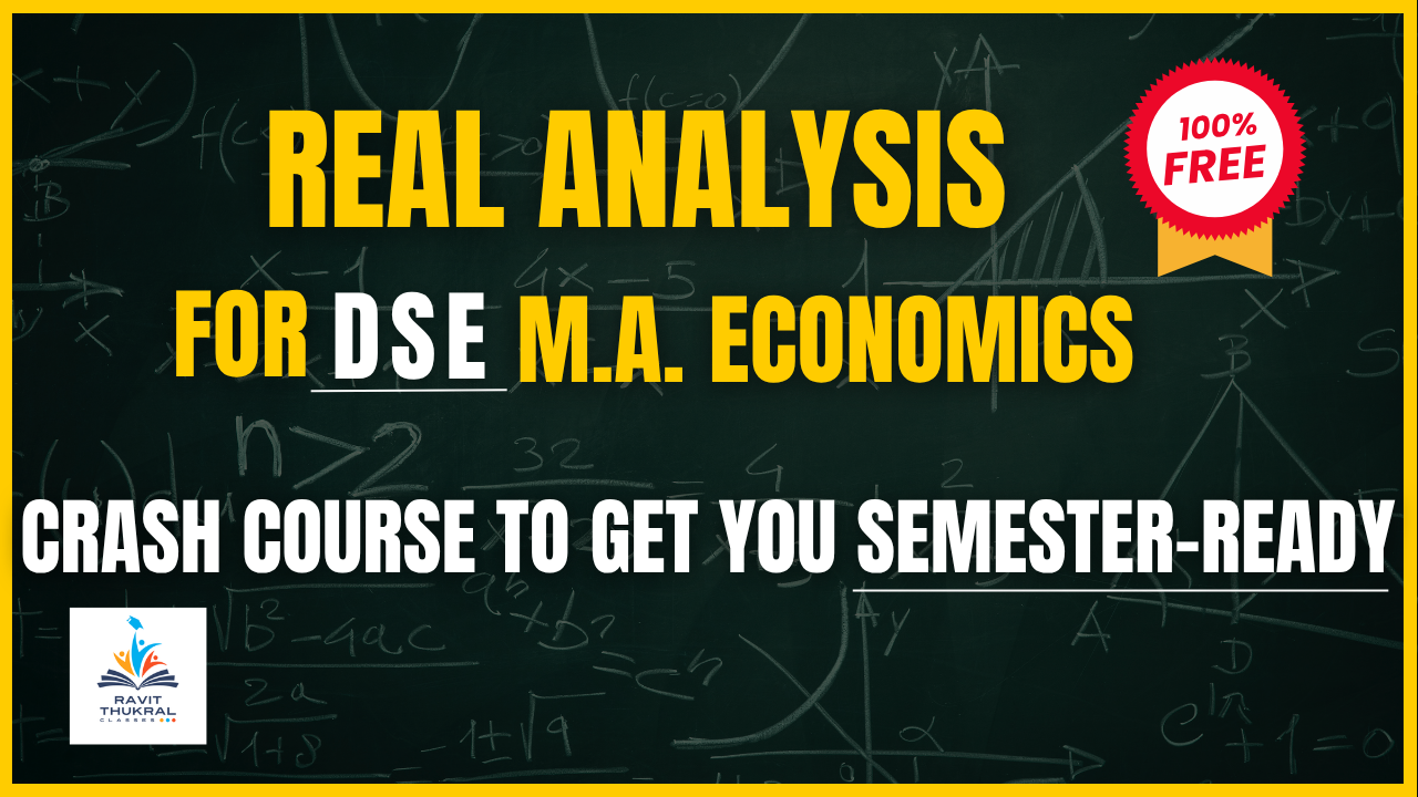 Real Analysis for DSE (FREE)