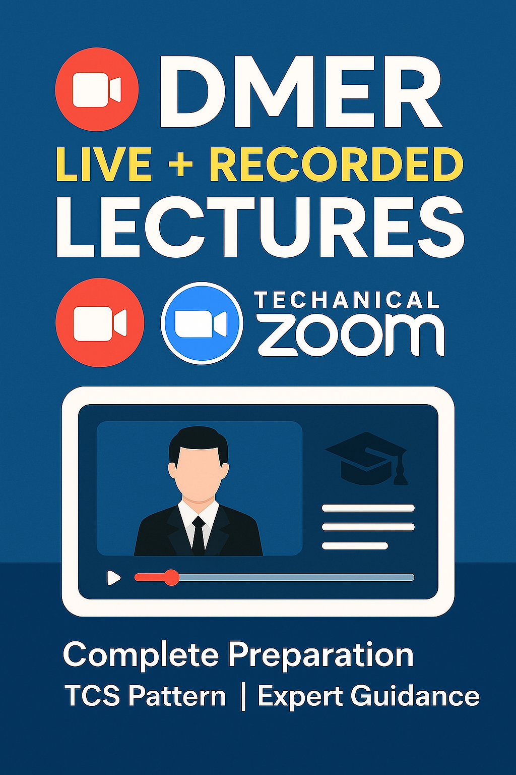 DMER LIVE + RECORDED LECTURE BATCH