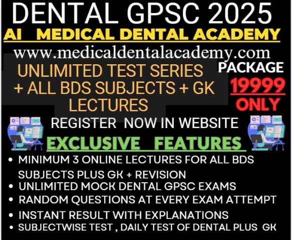 Dental GPSC Class 2 + TUTOR BATCH